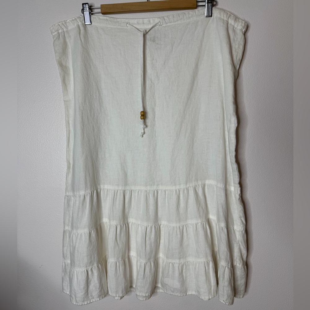 Merona White Midi Skirt